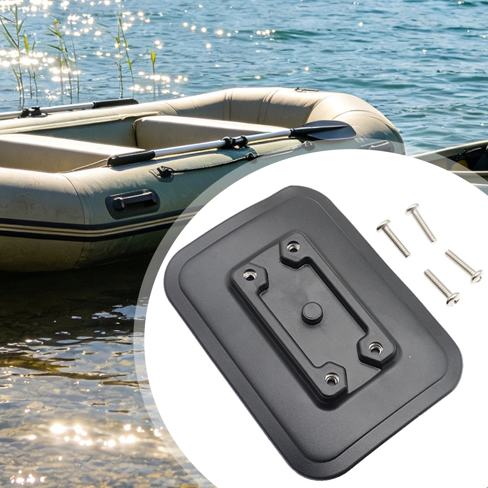 1 Set Inflatable Boat Fishing  - Fishing Rod Boat 리뷰 및 가격