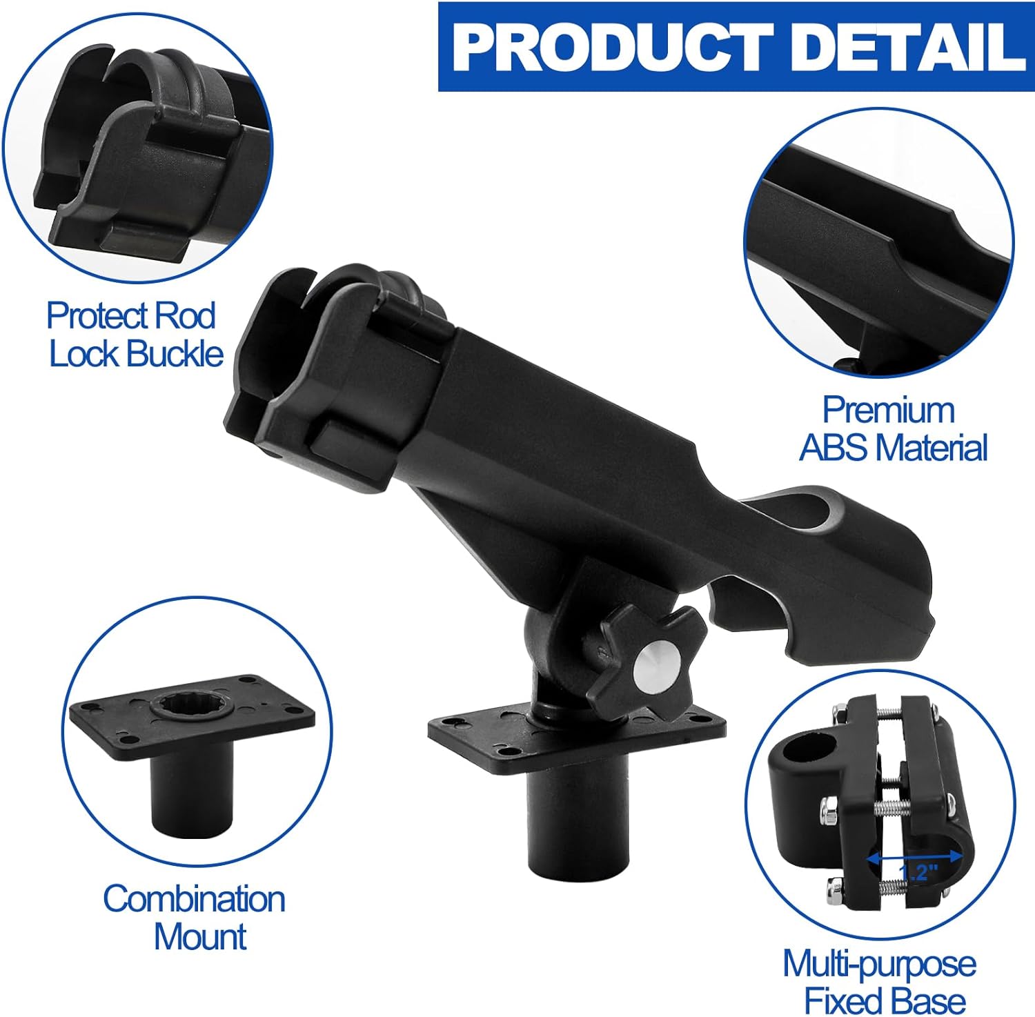 2 Pack Fishing Rod Holder with - Fishing Rod Combo 리뷰 및 가격