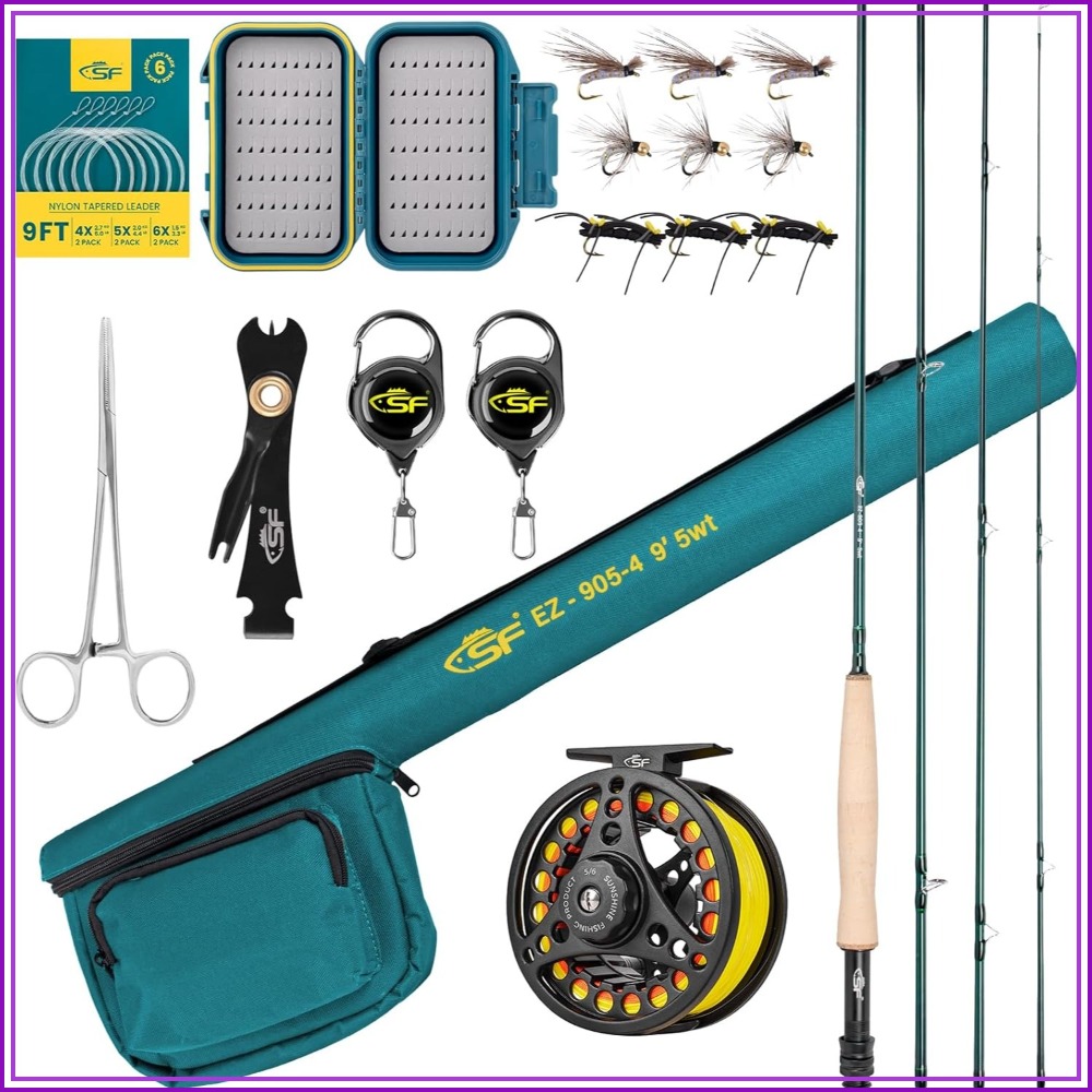 Fly Fishing Rod Combo Starter  - Fishing Rod Combo 리뷰 및 가격