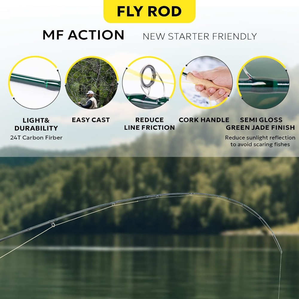 Fly Fishing Rod Combo Starter  - Fishing Rod Combo 리뷰 및 가격
