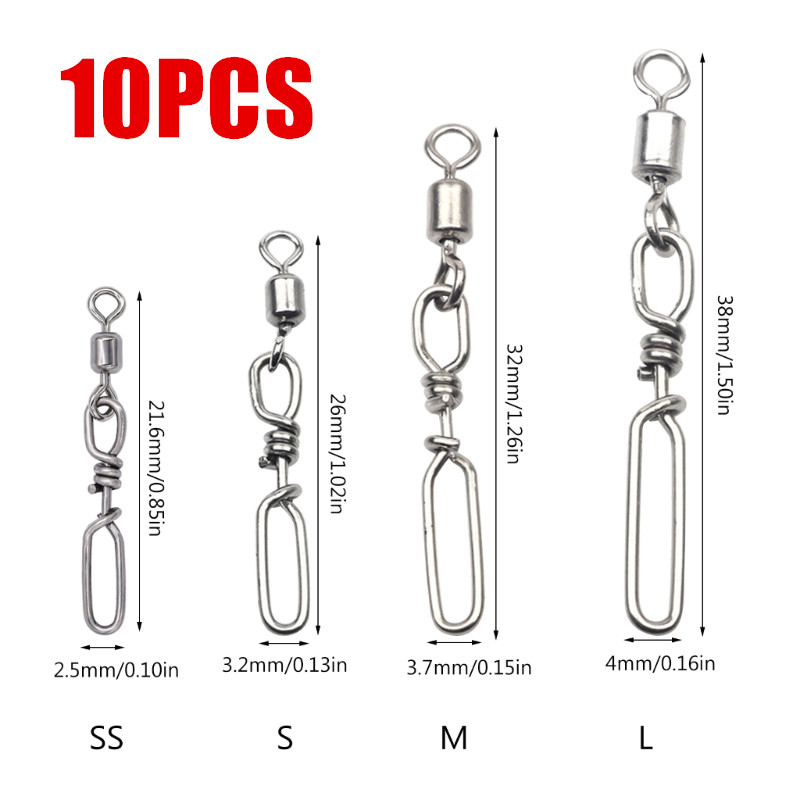 10Pcs Stainless Steel Quick Sn - Fishing Rod Building Kit 리뷰 및 가격
