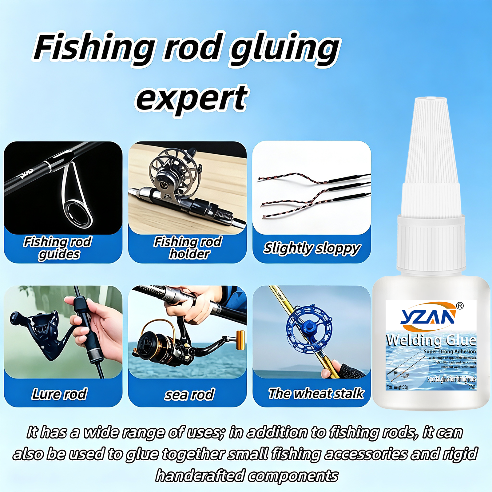 Fishing Rod Repair Glue  Fast  - Fishing Rod Guide Replacement 리뷰 및 가격