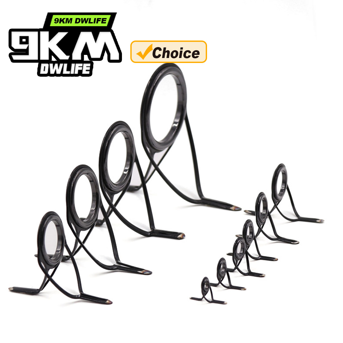 9KM OB Curved Rod Guide Kit 10 - Fishing Rod Repair Kit 리뷰 및 가격