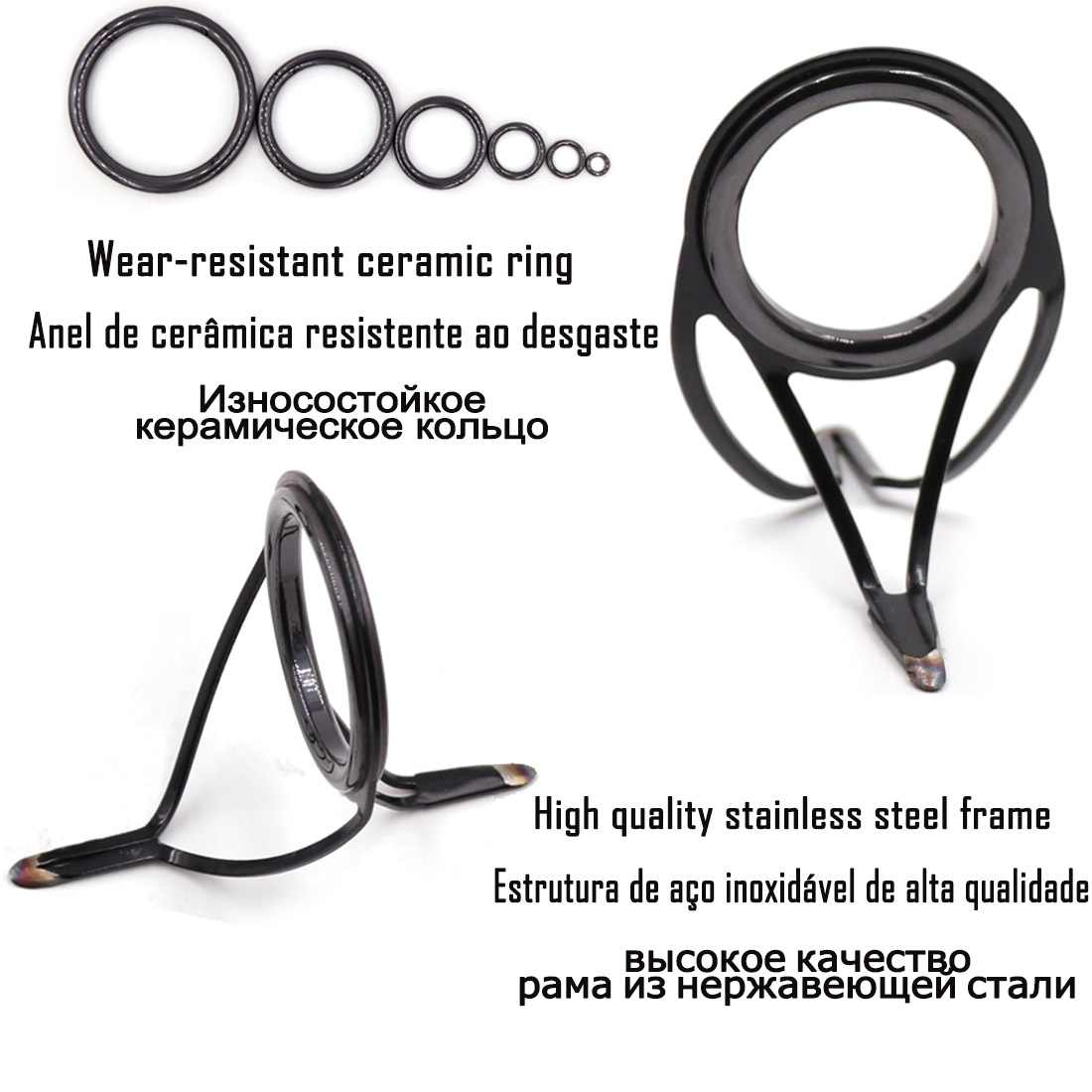 9KM OB Curved Rod Guide Kit 10 - Fishing Rod Repair Kit 리뷰 및 가격