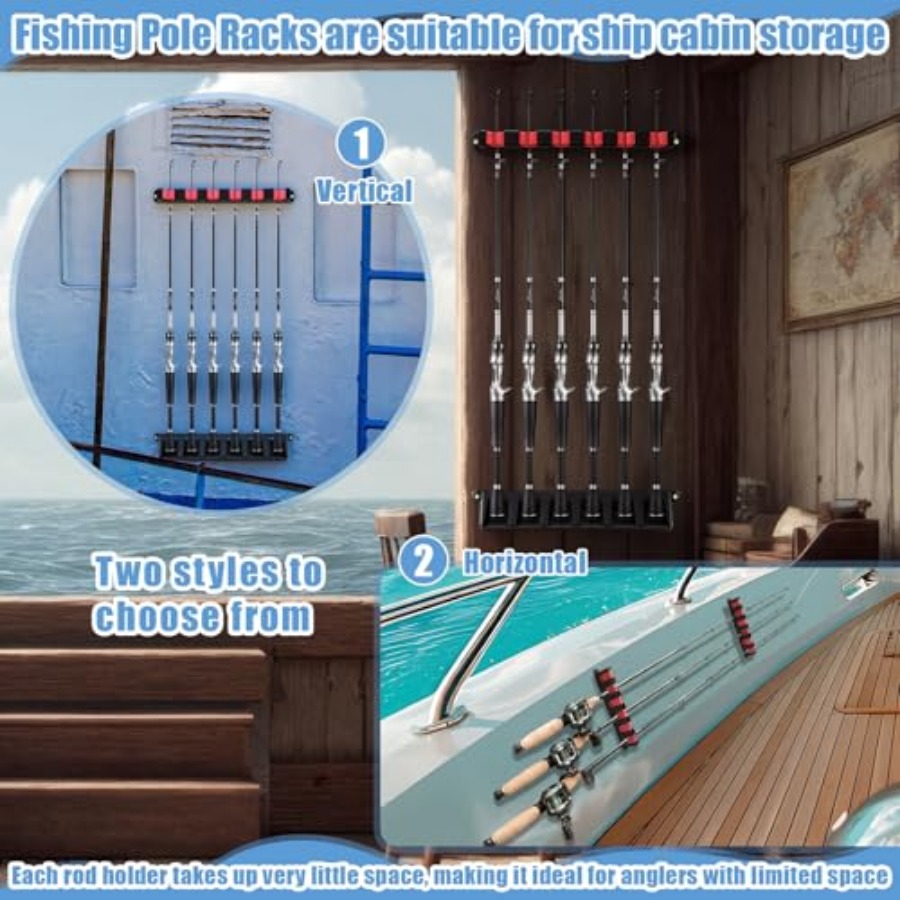 6set Fishing Rod Holders for 1 - Fishing Rod Rack 리뷰 및 가격