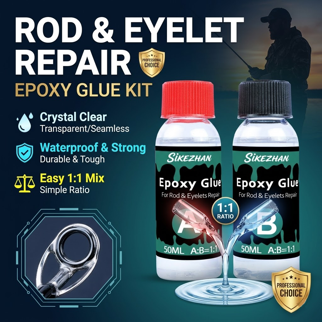 Clear 2-Part Fishing Rod Epoxy - Fishing Rod Building Kit 리뷰 및 가격