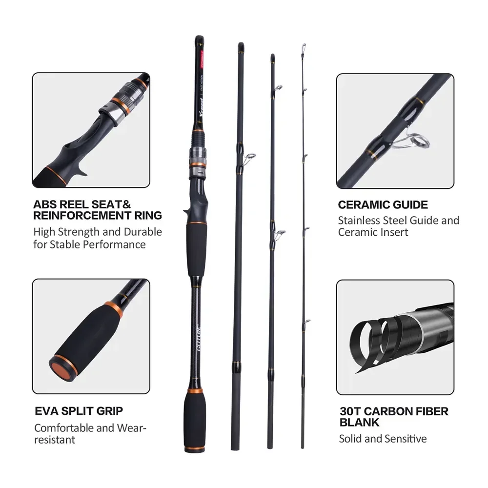 Goture Xceed 4 Setions Travel  - Fishing Rod Surf 리뷰 및 가격