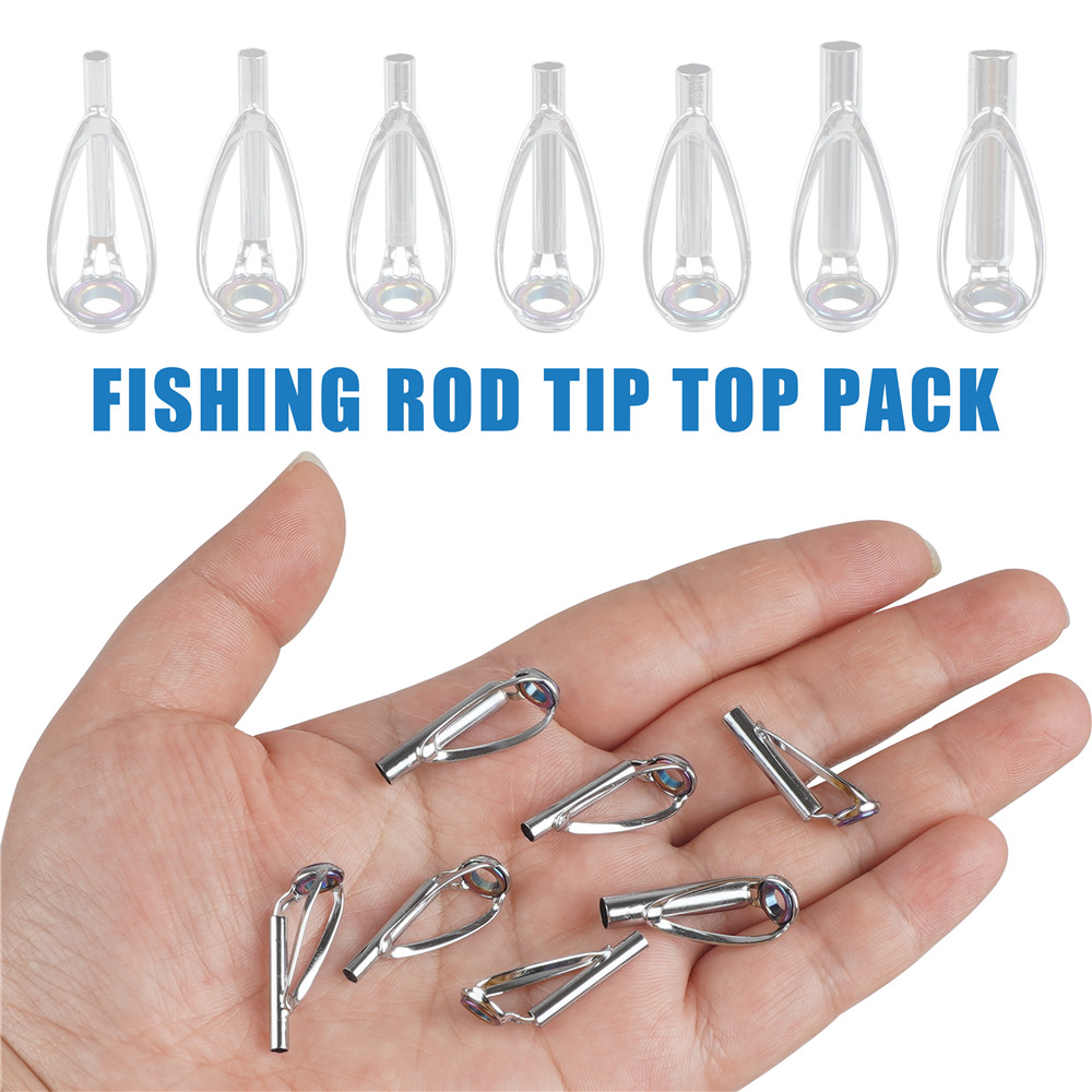 10Pcs Fishing Rod Guide Tips R - Fishing Rod Tip Replacement 리뷰 및 가격