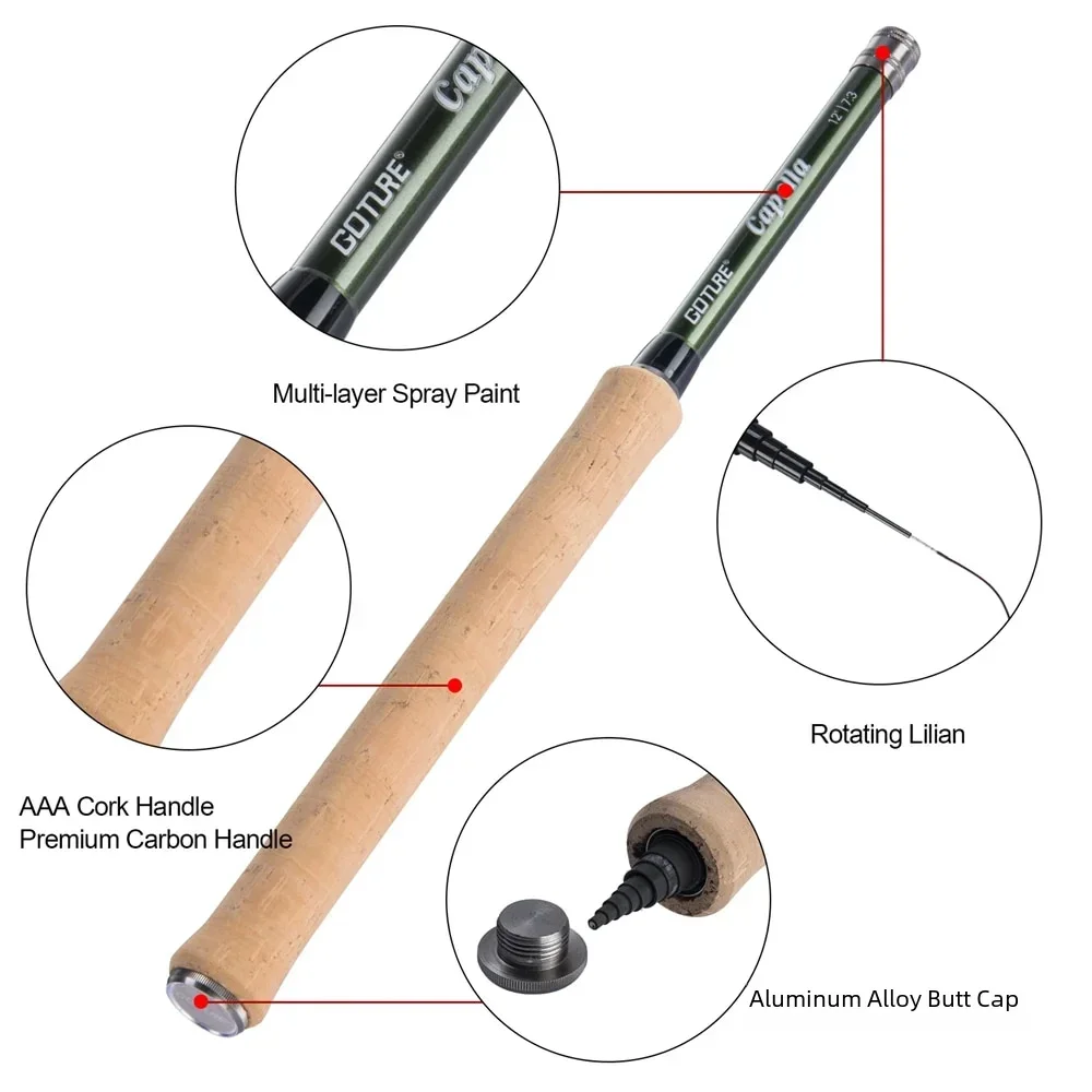 Goture 12FT Classical Tenkara  - Fishing Rod Fly 리뷰 및 가격