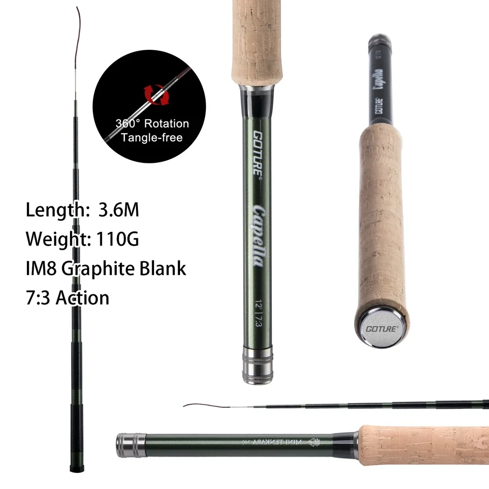 Goture 12FT Classical Tenkara  - Fishing Rod Fly 리뷰 및 가격